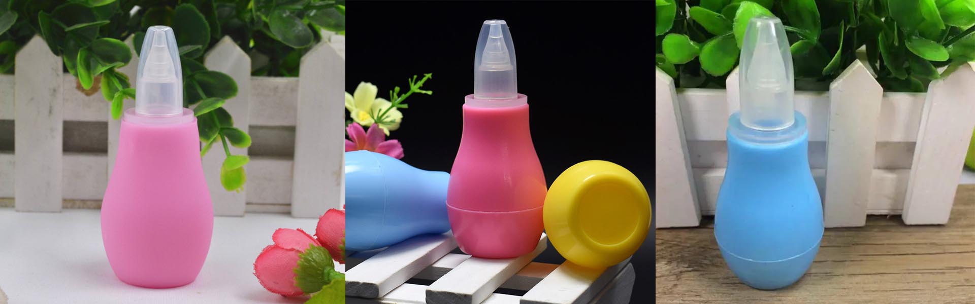 Aspirador nasal de silicona para bebés
