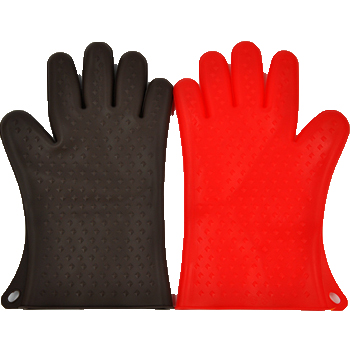 Guantes de silicona resistentes al calor.