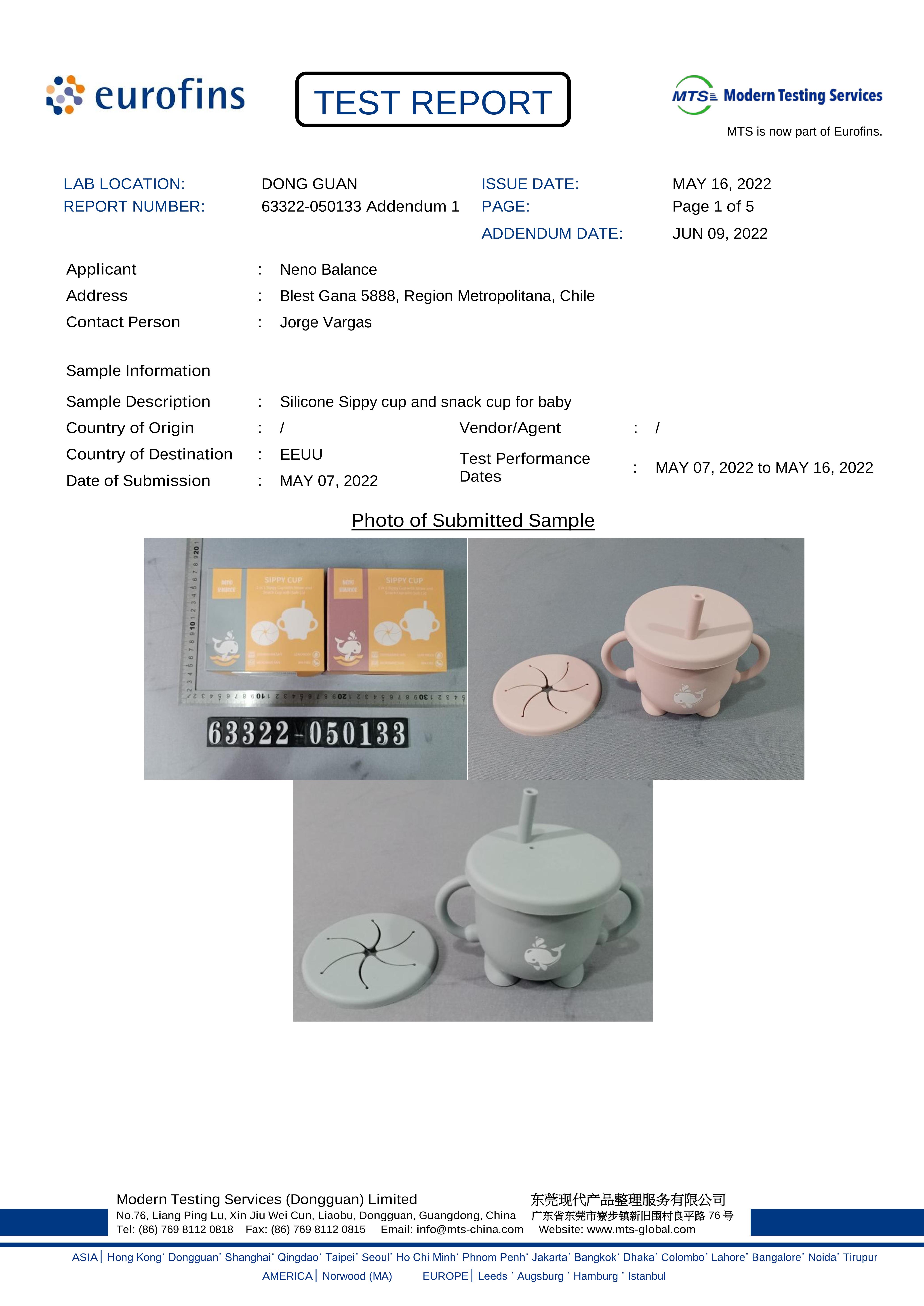 Taza para sorber de silicona (taza para refrigerios)_CPSIA_Eurofins