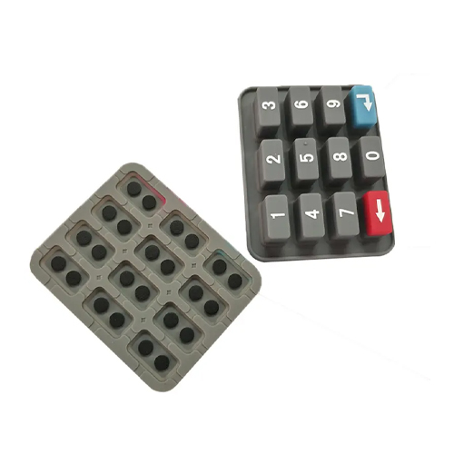 Teclados de silicona personalizados para instrumentos y equipos