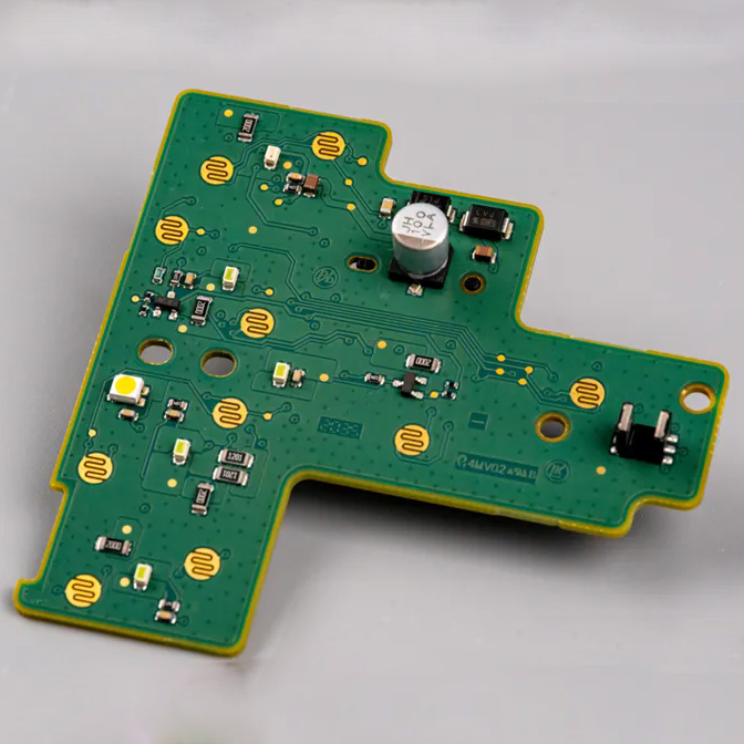 Teclados de caucho de silicona personalizados para panel de consola central de automóvil 