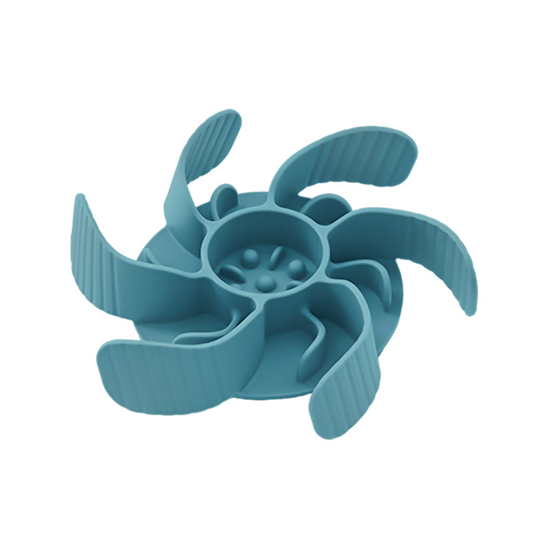 Cuenco para perros con alimentador lento en espiral de silicona