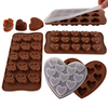 Moldes de chocolate de silicona en forma de corazón personalizados