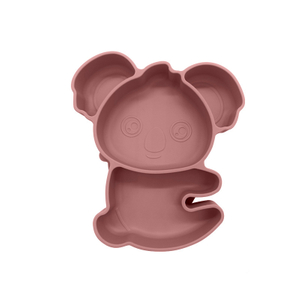 Platos de bebé de silicona divididos Koala con ventosa