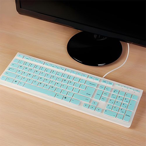 cubierta de teclado de computadora de silicona