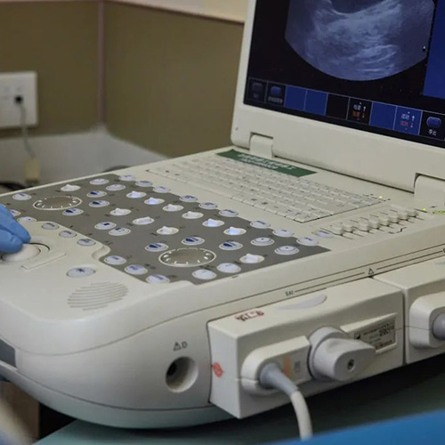 Teclados personalizados de caucho de silicona de grado médico para máquinas de ultrasonido B