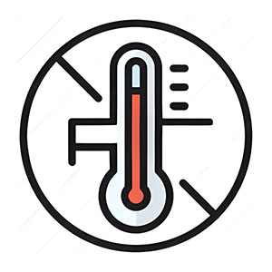 Resistente a altas temperaturas (+250°C)