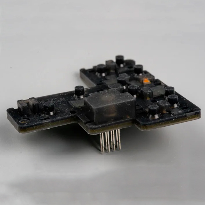 Teclados de caucho de silicona personalizados para panel de consola central de automóvil 