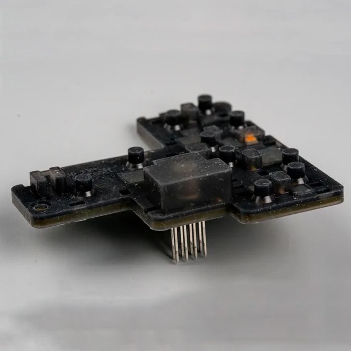 Teclados de caucho de silicona personalizados para panel de consola central de automóvil 