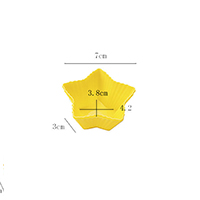 moldes de silicona para cupcakes con forma de estrella