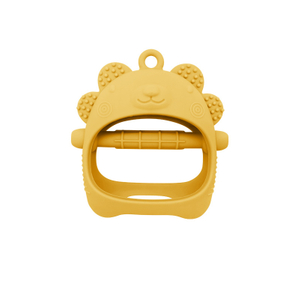 Nuevo BPA cabeza de oso juguete para la dentición del bebé guantes mordedor