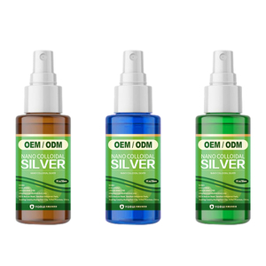 99,99% aerosol antibacteriano de plata nano coloidal de esterilización 30 ppm aplicado para quemar el tratamiento de cuidado de heridas